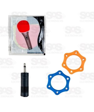 Kit 2 Microfones Sem Fio Dinâmicos Com Painel B-Max BM-248