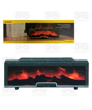 Difusor Umidificador Aromático Ultrassônico 200ML B-Max BM-103