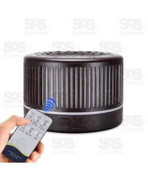 Difusor Umidificador Aromático De Ar Com LED e Controle Remoto B-Max BM319B