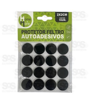 Protetor Feltro Autoadesivo 16 Unidades HM-539