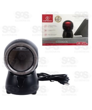 Leitor De Código De Barras Com Fio Kapbom KR-X77