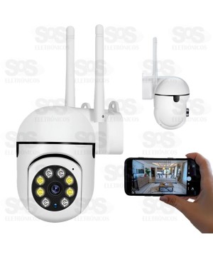 Câmera de Segurança Inteligente Wifi HD 1080P Altomex AL-S381