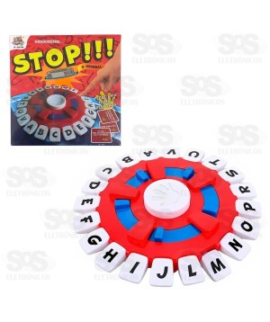Jogo de Tabuleiro Stop Trava Letra Toy King TK-AB9790