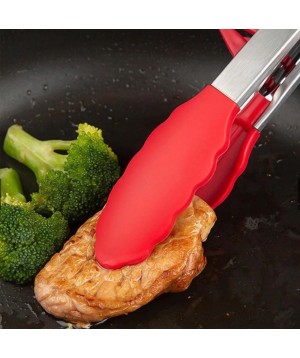 Pegador De Salada Inox e Silicone 27cm Top Útil TOP0691