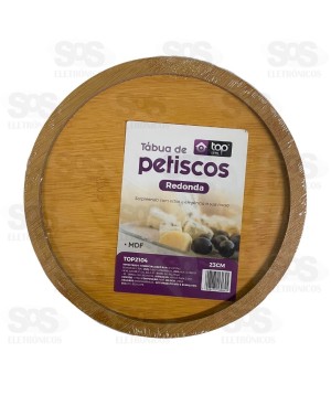 Tábua Para Petiscos 23CM MDF Top Útil TOP2104