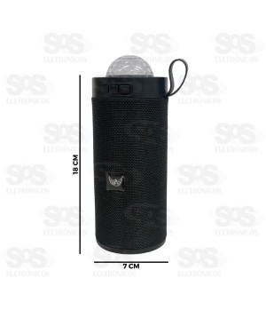 Caixa De Som Portátil 10W Globo de Luz Altomex AL-8351