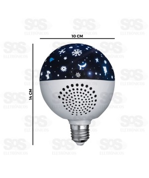 Lâmpada Projetor Com Alto-Falante Altomex AL-L38