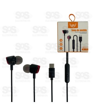 Fone De Ouvido Com Microfone Type C Altomex AL-120