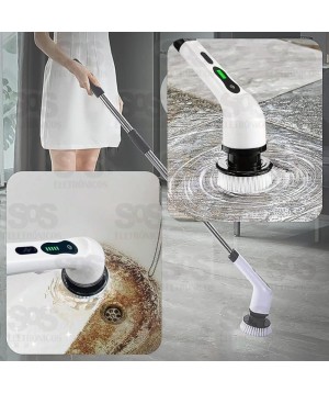 Esfregão Elétrico de Limpeza 9 Em 1 Tomate MQJ-654