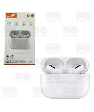 Fone De Ouvido Sem Fio Bluetooth IPX4 Eletromex EL-BT3