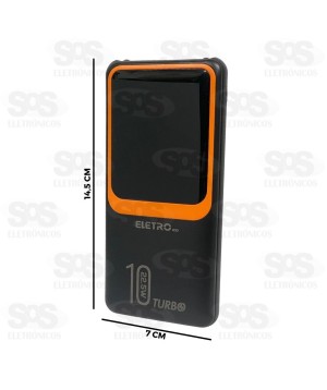 Carga Extra 10.000mAh 4 Interfaces Eletromex EL-2925