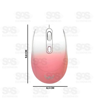 Mouse Óptico Sem Fio 4 botões Altomex AG-690J