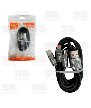 Cabo De Dados Emborrachado 3 Em 1 Altomex AL-464-3IN1