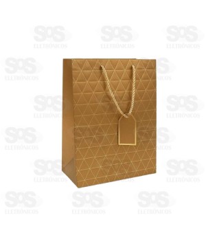 Sacola De Presente  42X30X12CM Cores e Estampas Variadas 5863 5875