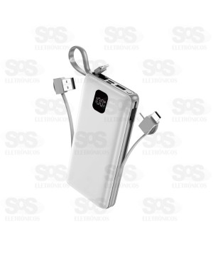 Carga Extra 10.000mAh 4 Interfaces Eletromex EL-2917