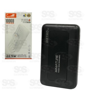 Carga Extra 20.000mAh 3 Interfaces Eletromex EL-2942