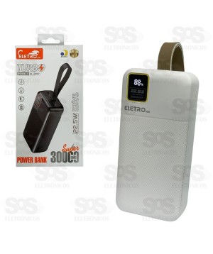 Carga Extra 30.000mAh Painel Digital Eletromex EL-2967