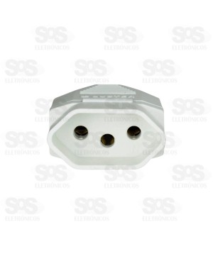 Tomada Plug Fêmea 2P+T Luster 10511