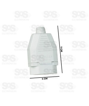 Tomada Plug Fêmea 2P+T Luster 10521