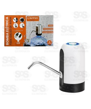 Bomba Elétrica Para Galão De Água Recarregável Caerus CRS-2520