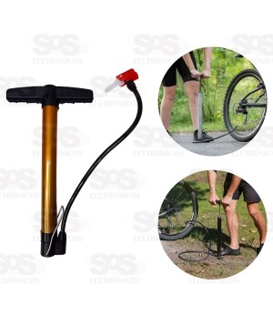 Bomba De Ar Manual Mangueira 30CM TroyaTools TRY-0047