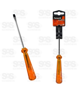 Chave Fenda Magnética CR-V 1/8X2 Famastil 46.01
