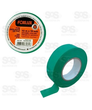 Fita Isolante 10 Metros Verde 10 Unidades Foxlux 10.14