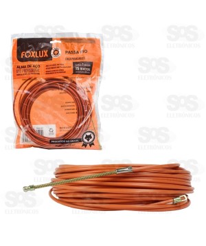 Passa Fio Alma de Aço 15 Metros Foxlux 65.02