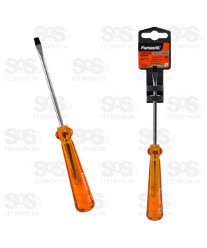 Chave Fenda Magnética CR-V 1/8X3 Famastil 46.02