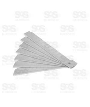 Lâminas Para Estilete 18mm Com 10 Unidades Famastil F29.05