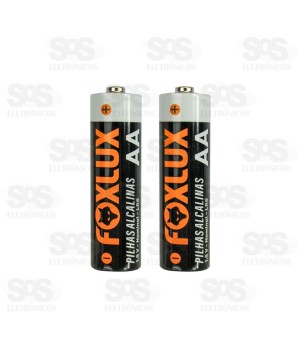 Pilhas Alcalinas AA 1.5V 2 Unidades Foxlux 95.02