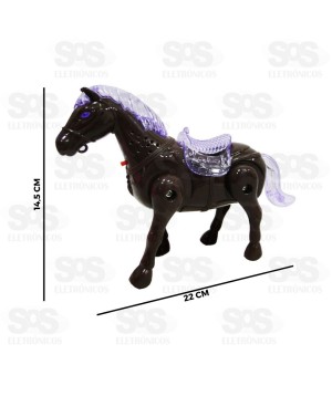 Cavalo da Princesa Com Luzes e Sons Toy King TK-2344