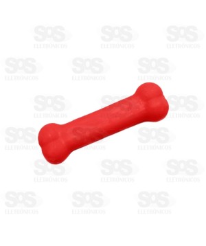 Ossinho Mordedor Liso 9,5cm Cores Variadas Pet Toys 2640