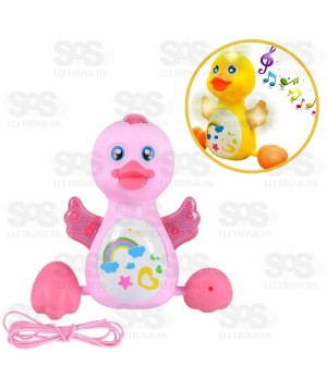 Patinho Divertido Com Luzes e Sons Toy King TK-AB6583