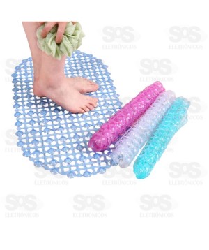 Tapete Antiderrapante Para Banheiro 60x35cm Napoles NATB34