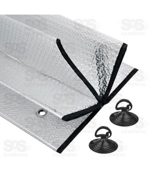 Protetor Solar Para Parabrisa Liso 130x60cm NAPP34