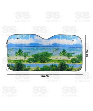Protetor Solar Para Parabrisa Estampado 140x70cm NAPD70E