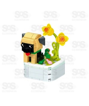 Blocos de Montar Cachorrinhos Modelos Sortidos Toy King TK-AB9003