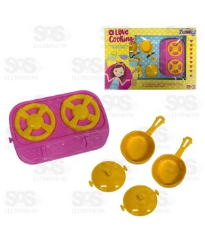 Kit Cozinha Love Cooking 5 Peças Nova Toys 1171