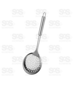 Escumadeira Aço Inox 33CM Top Útil TOP0772