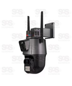 Câmera Dupla De Segurança Inteligente Com Wifi P11