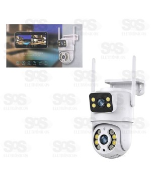 Câmera Dupla De Segurança Inteligente Com Wifi A31 A31(L)