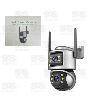 Câmera Dupla De Segurança Inteligente Com Wifi A32