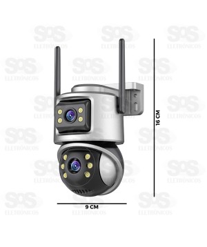 Câmera Dupla De Segurança Inteligente Com Wifi A32