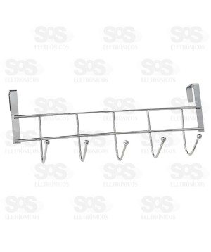 Gancho Multiuso de Ferro 5 Ganchos Top Útil TOP0938