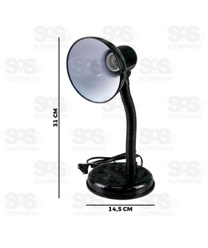 Luminária de Mesa Haste Articulada Top Útil TOP0643