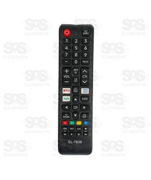 Controle Remoto Samsung Netflix/Prime/Hulu Eletromex EL-7838