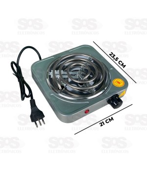 Fogareiro Elétrico 1 boca 1000W/127V Hai Brasil