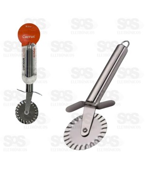 Cortador De Pastel Aço Inox 20,5cm CRS-2766