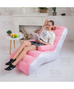 Poltrona Inflável Cores Variadas Tomate MC-47